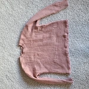 Madewell Blush Chunky Sweater Sz: M